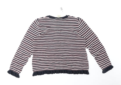 Womens UK Size 18 Papaya Blue Pullover Jumper