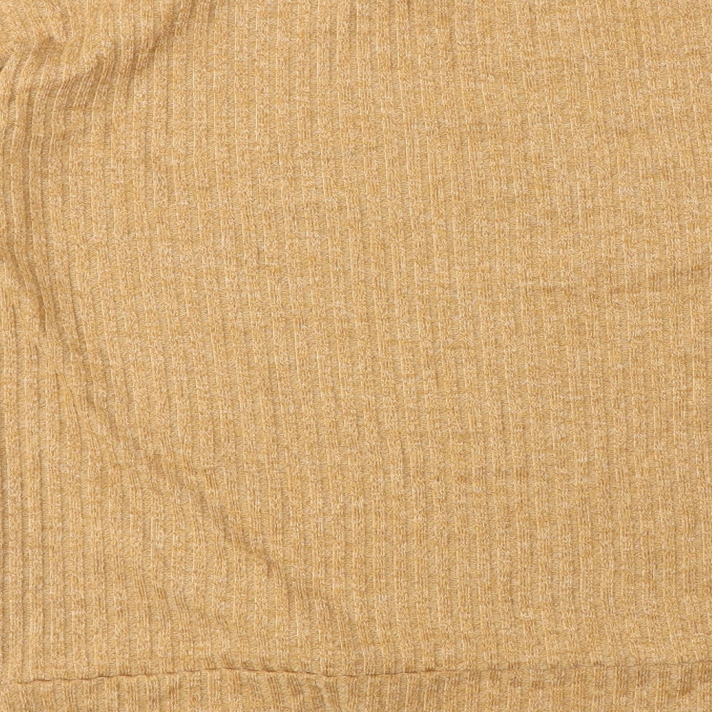 Womens UK Size 10 Papaya Beige Pullover Jumper