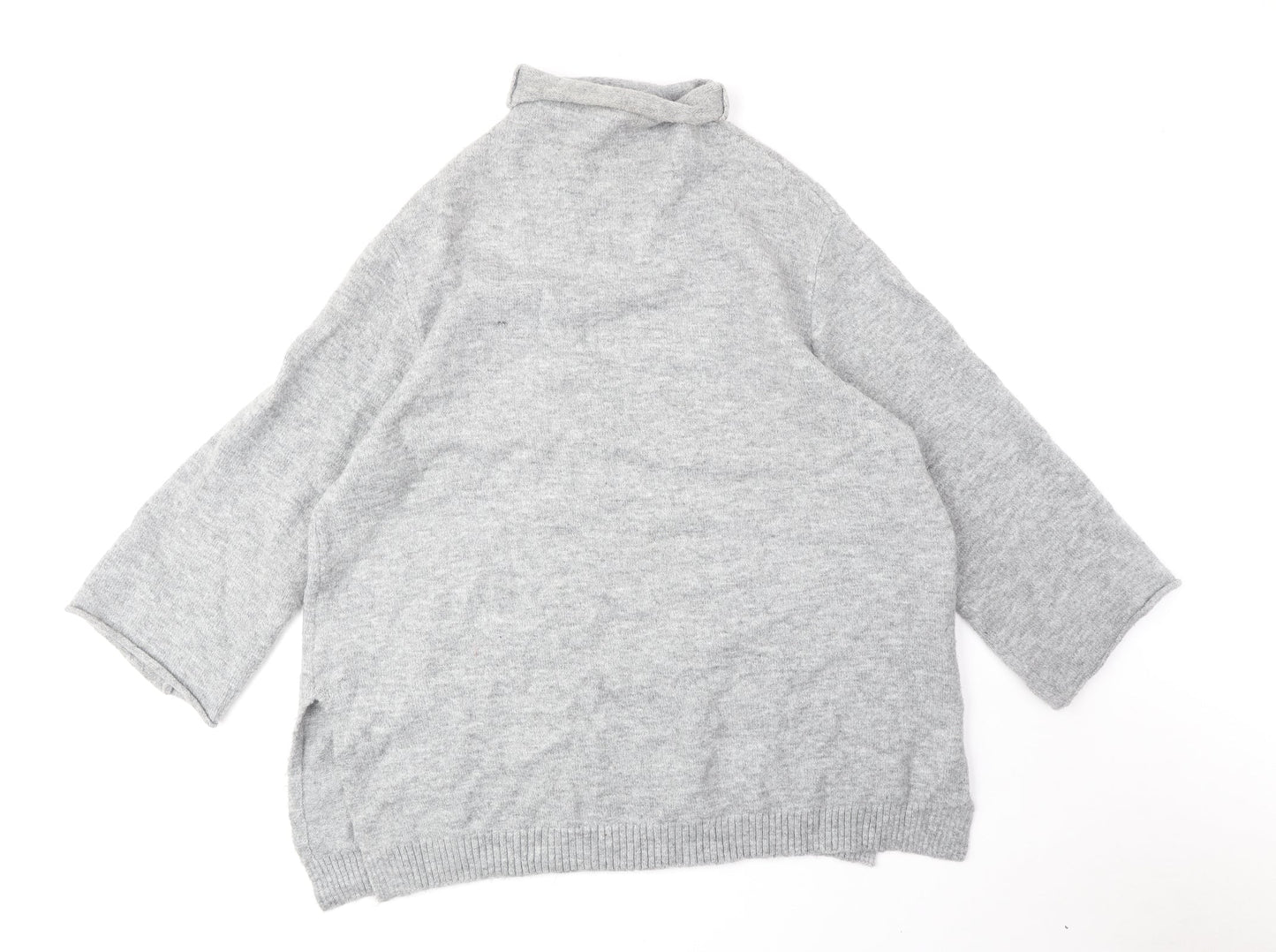 Womens UK Size M Zara Grey Pullover Jumper