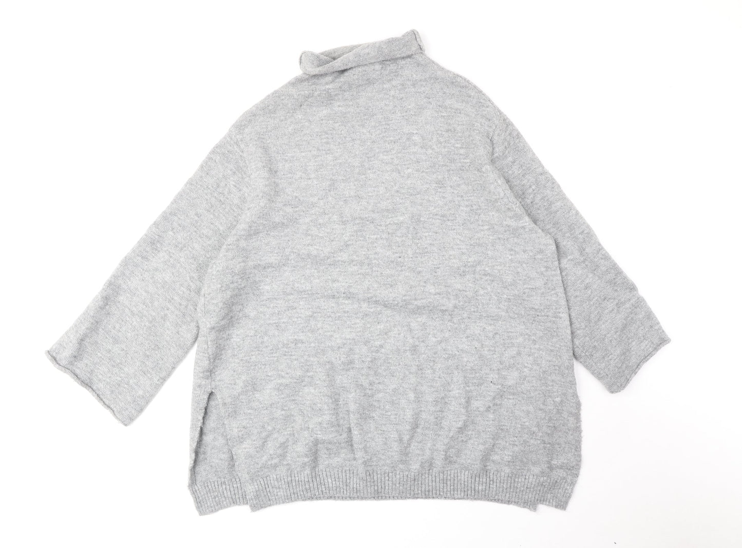 Womens UK Size M Zara Grey Pullover Jumper