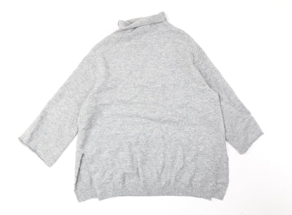 Womens UK Size M Zara Grey Pullover Jumper