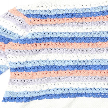 Womens UK Size XS Gallery Multicoloured Pullover Jumper