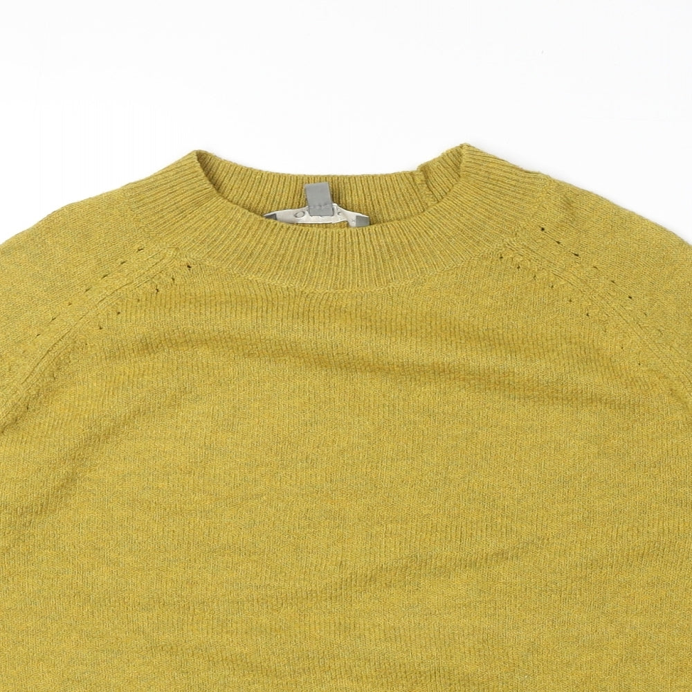 Womens UK Size XS Oasis Green Pullover Jumper