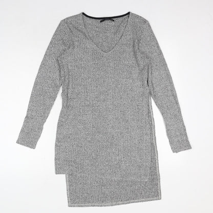 Womens UK Size M Only Grey Tunic T-Shirt