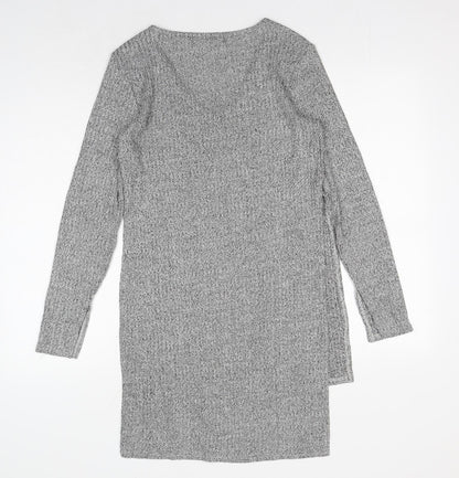 Womens UK Size M Only Grey Tunic T-Shirt