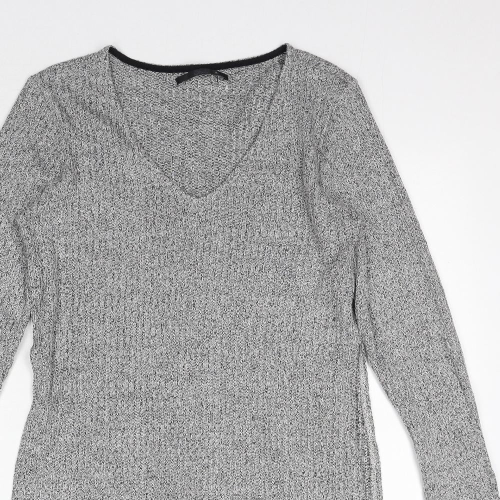 Womens UK Size M Only Grey Tunic T-Shirt