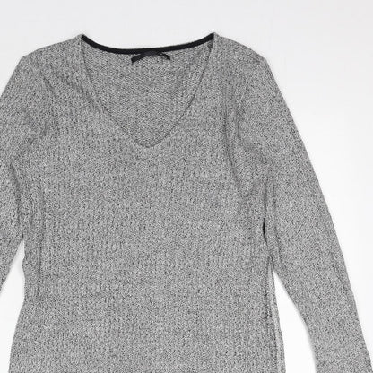 Womens UK Size M Only Grey Tunic T-Shirt