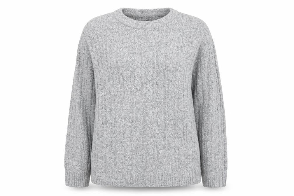 Womens UK Size S Preworn Grey Pullover Jumper