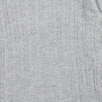 Womens UK Size S Preworn Grey Pullover Jumper