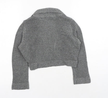 Womens UK Size S Marks and Spencer Grey Shrug Jumper