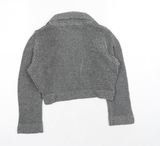 Womens UK Size S Marks and Spencer Grey Shrug Jumper
