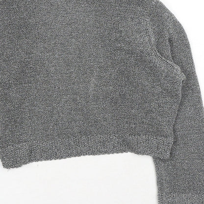 Womens UK Size S Marks and Spencer Grey Shrug Jumper
