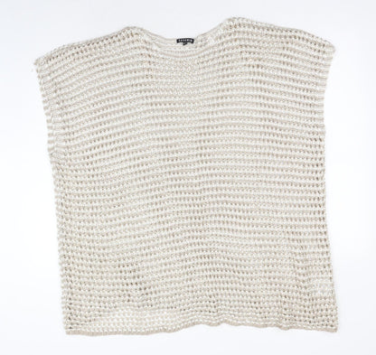 Womens UK Size M Casamia Beige Pullover Jumper