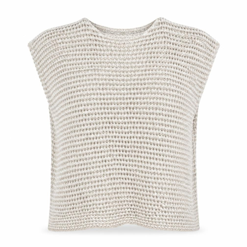 Womens UK Size M Casamia Beige Pullover Jumper