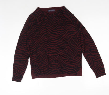 Womens UK Size 12 Marks and Spencer Red Pullover Jumper