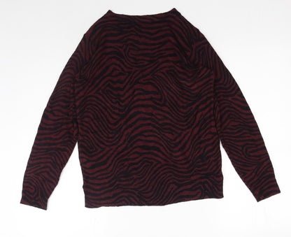 Womens UK Size 12 Marks and Spencer Red Pullover Jumper