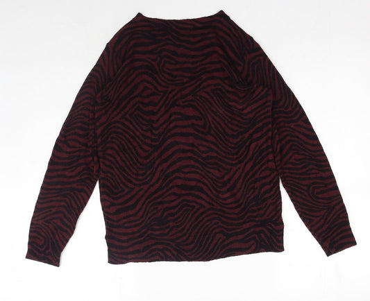 Womens UK Size 12 Marks and Spencer Red Pullover Jumper