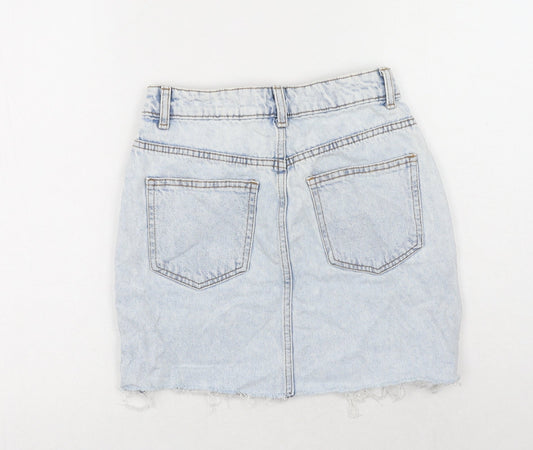 Womens UK Size 6 Denim & Co. Mini Denim Skirt