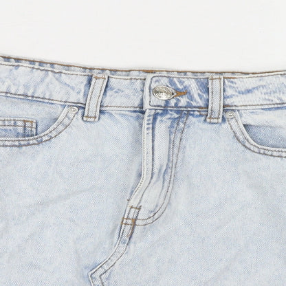 Womens UK Size 6 Denim & Co. Mini Denim Skirt