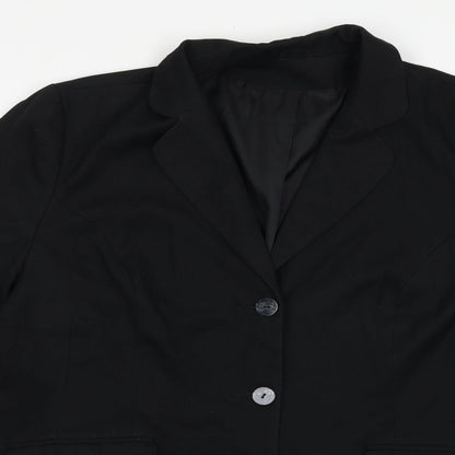 Mens UK Size 40 Preworn Regular Black Suit Jacket