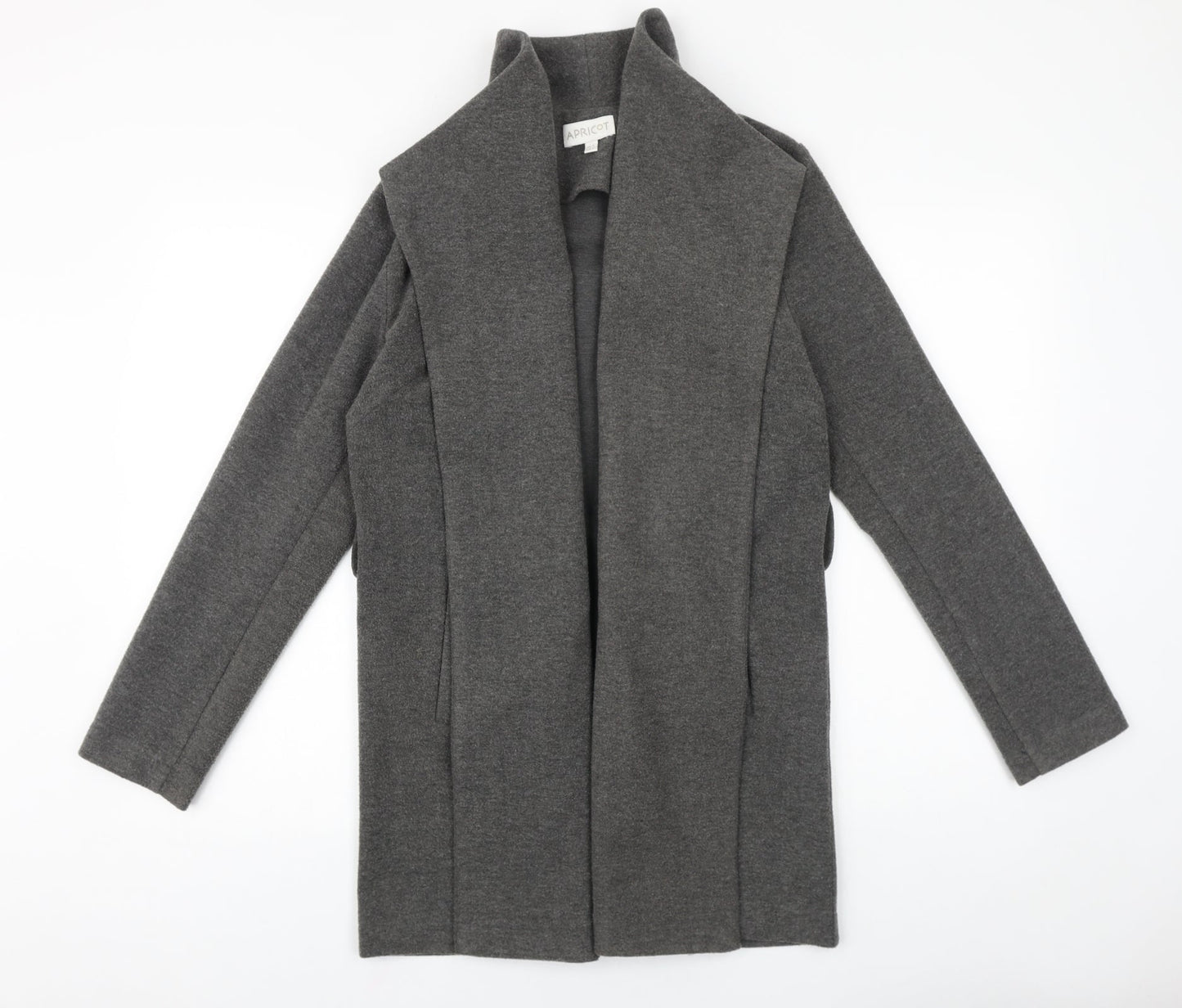 Apricot Womens Grey Overcoat Coat Size 8