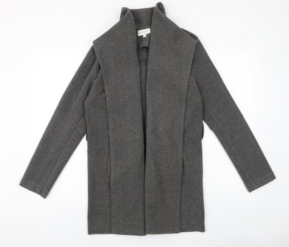 Apricot Womens Grey Overcoat Coat Size 8