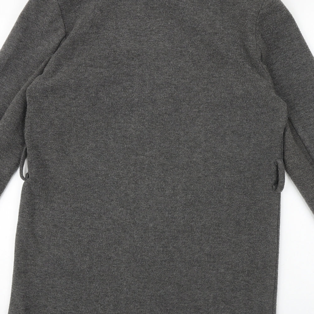 Apricot Womens Grey Overcoat Coat Size 8