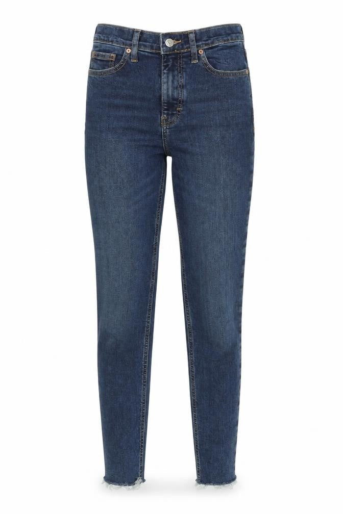 Womens UK Size 26 in Topshop Regular Fit Skinny Blue Jeans
