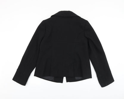 Evie Collection Womens Black Jacket Blazer Size 10 Button