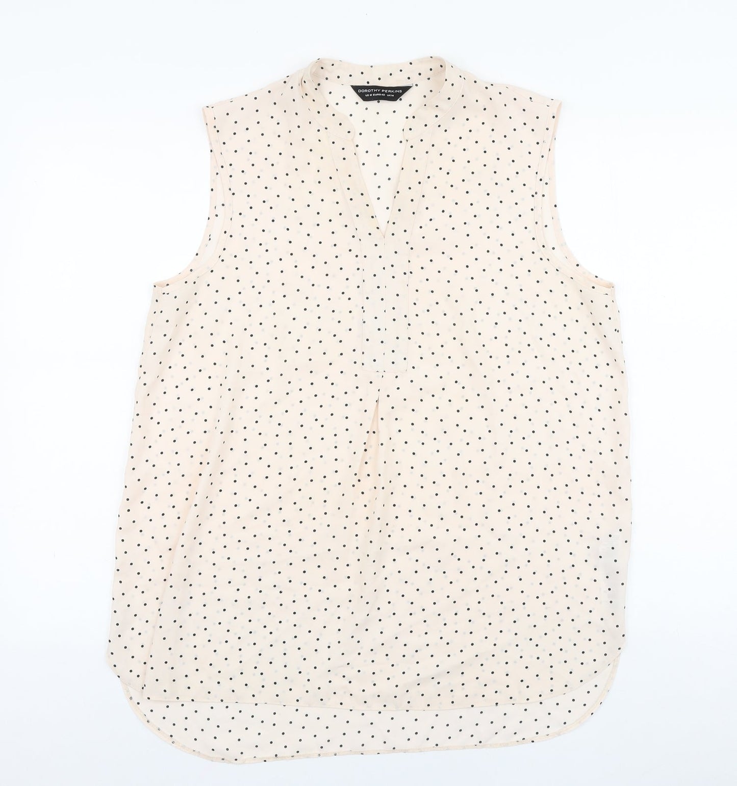 Womens UK Size 14 Dorothy Perkins Pink Tunic Blouse