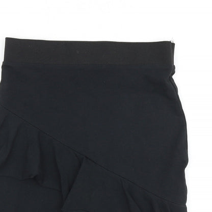 OVS Womens Black Cotton Straight & Pencil Skirt Size 24 in