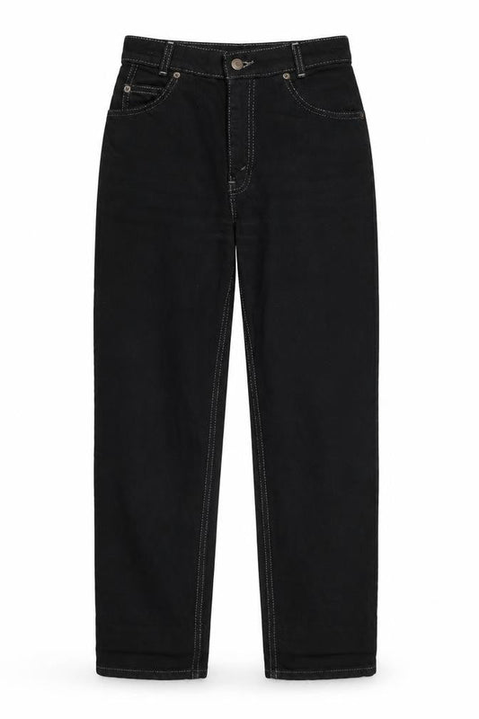 Womens UK Size 6 Nasty Gal Regular Fit Straight Black Jeans