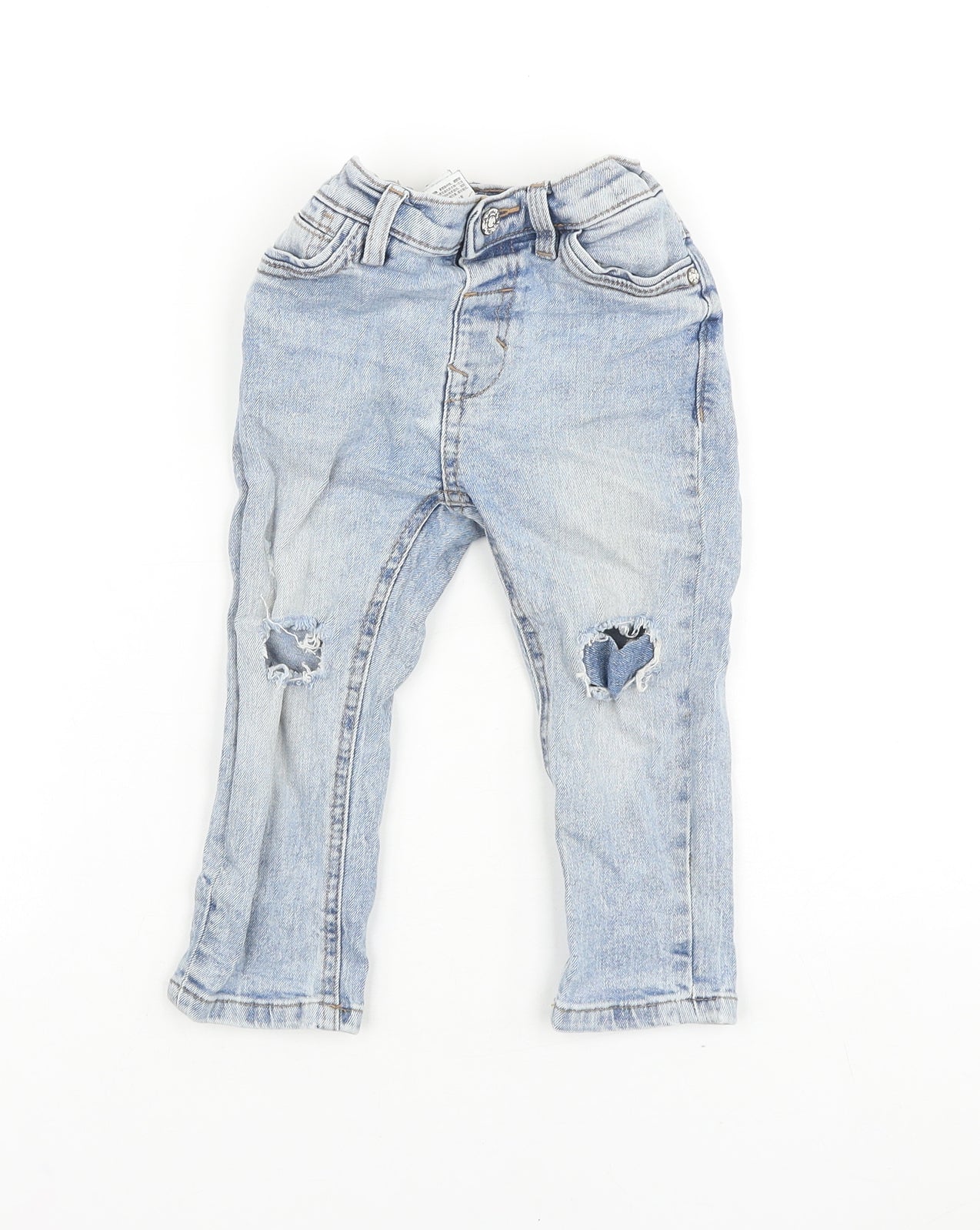 NEXT Grey 100% Merino Wool Jogger Jeans Size 12-18 Months Zip