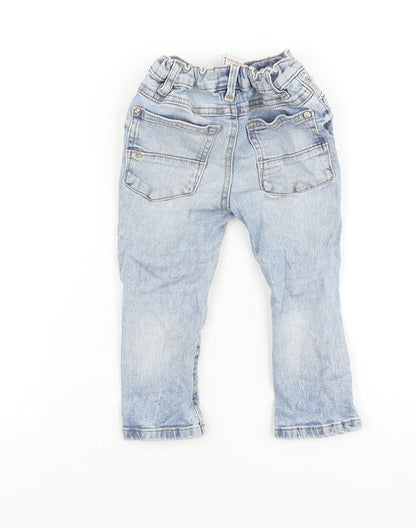 NEXT Grey 100% Merino Wool Jogger Jeans Size 12-18 Months Zip