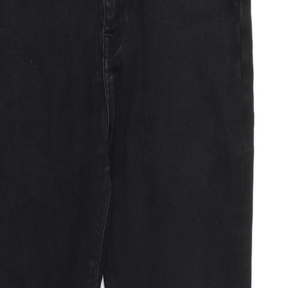 ASOS Womens Black Cotton Skinny Jeans Size 29 in L32 in Regular Zip