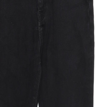 ASOS Womens Black Cotton Skinny Jeans Size 29 in L32 in Regular Zip