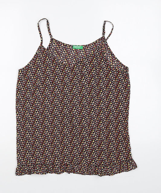 Womens UK Size S United Colors of Benetton Multicoloured Camisole Tank