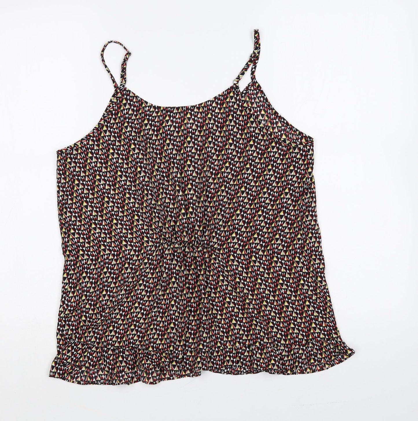Womens UK Size S United Colors of Benetton Multicoloured Camisole Tank