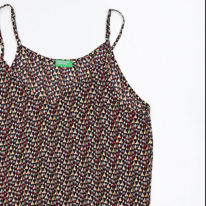 Womens UK Size S United Colors of Benetton Multicoloured Camisole Tank