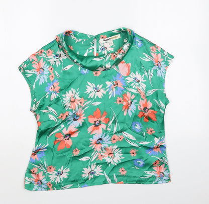 Womens UK Size L Clements Ribeiro Green Basic Blouse