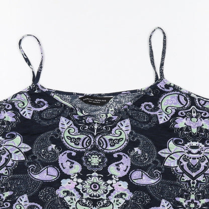 Womens UK Size 12 Dorothy Perkins Multicoloured Basic Tank