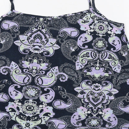 Womens UK Size 12 Dorothy Perkins Multicoloured Basic Tank