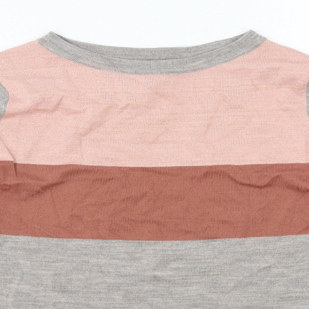 Womens UK Size M Cynthia Rowley Grey Pullover Jumper