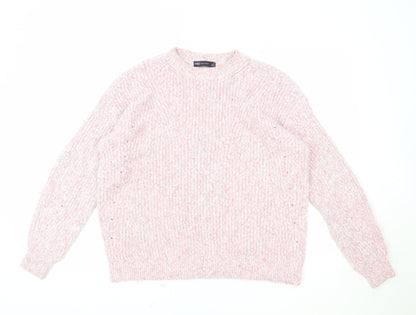 Womens UK Size M Marks and Spencer Pink Pullover Jumper