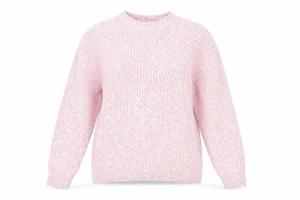 Womens UK Size M Marks and Spencer Pink Pullover Jumper