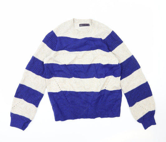 Womens UK Size S Marks and Spencer Multicoloured Pullover Jumper