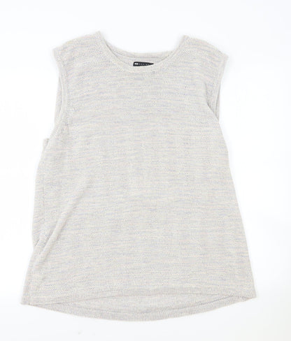 ASOS Womens Multicoloured Polyester Basic Tank Size XL Round Neck