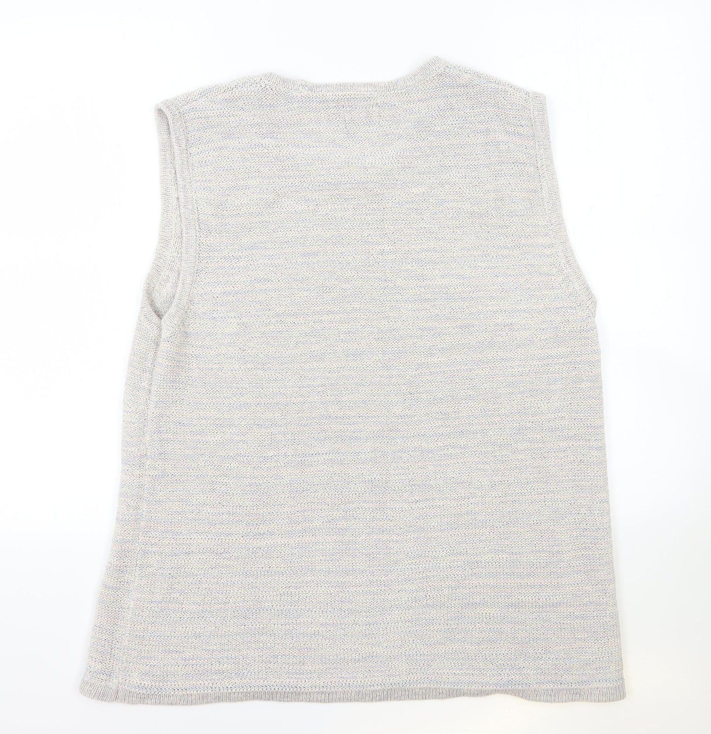ASOS Womens Multicoloured Polyester Basic Tank Size XL Round Neck