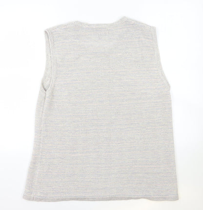 ASOS Womens Multicoloured Polyester Basic Tank Size XL Round Neck