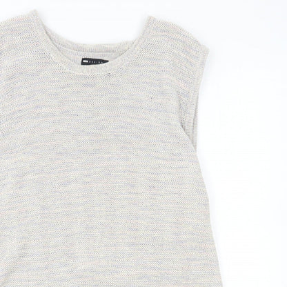 ASOS Womens Multicoloured Polyester Basic Tank Size XL Round Neck